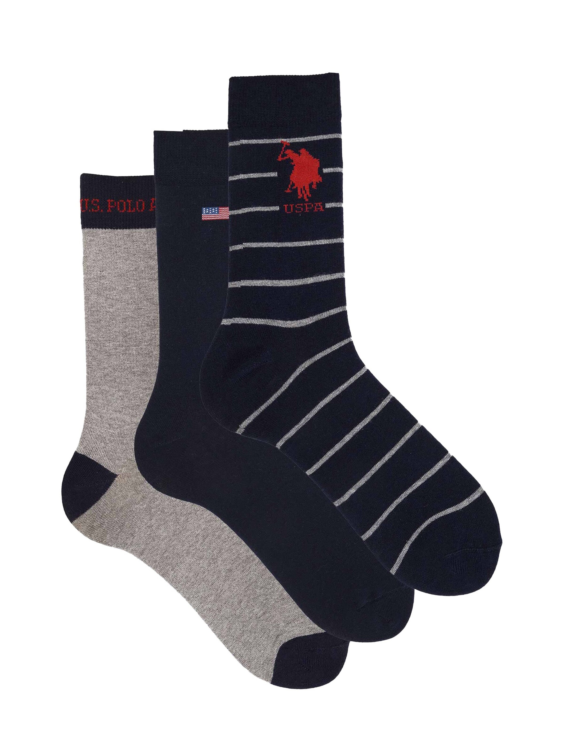 US POLO ASSN. Socks in Mixed colours: front