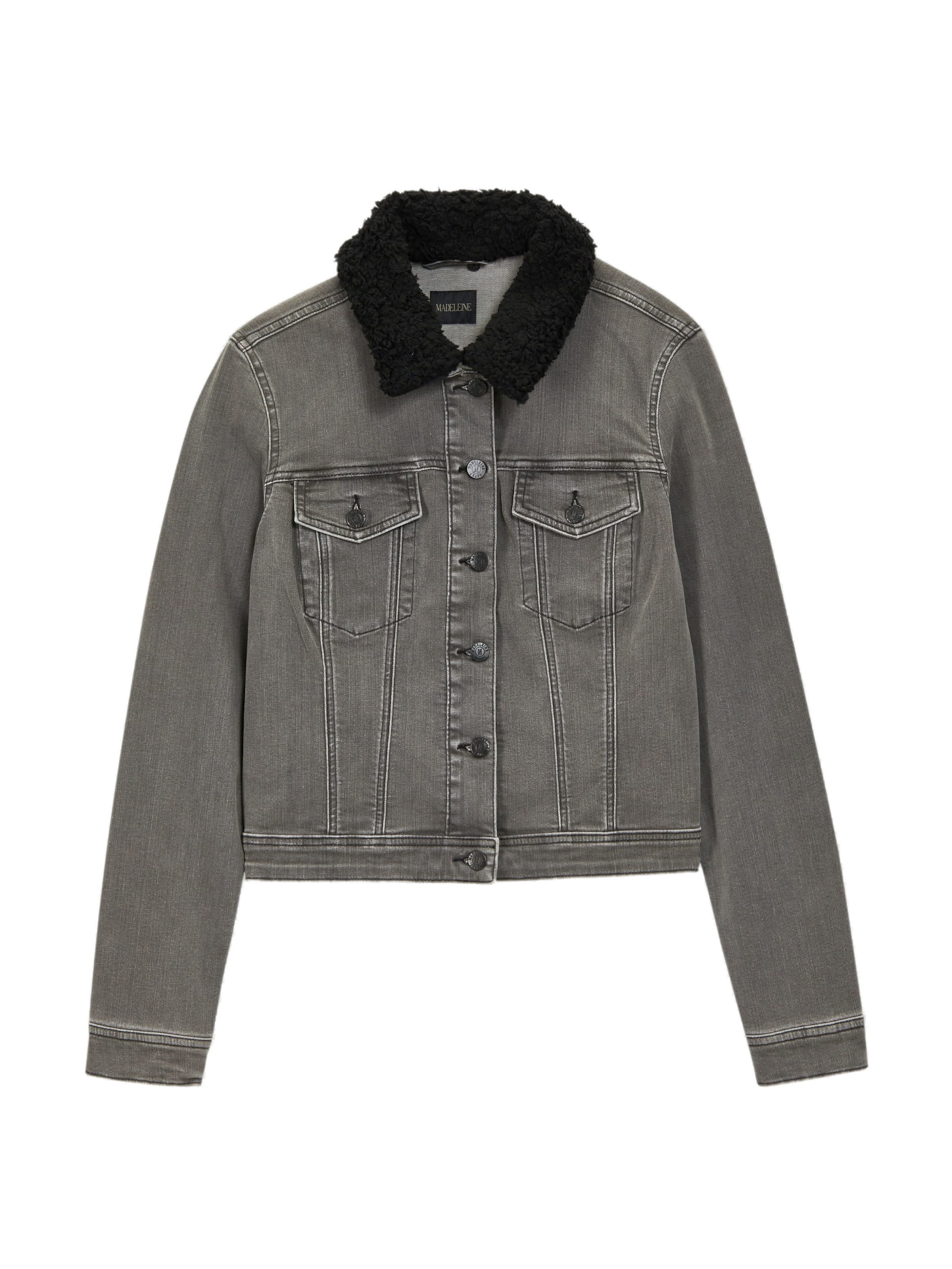 MADELEINE Jacke in Grau: Vorderseite