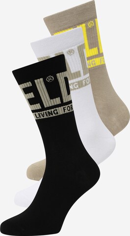 Chaussettes 'RAY' DIESEL en beige : devant