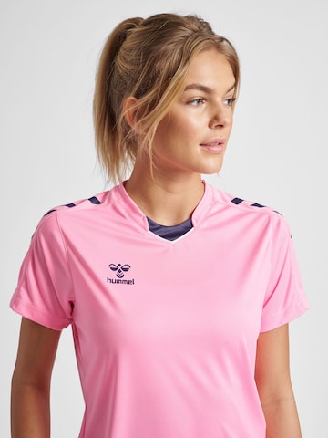 Hummel Λειτουργικό μπλουζάκι 'Core' σε ροζ