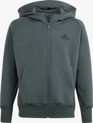 Veste de survêtement 'Z.N.E.' ADIDAS PERFORMANCE en gris : devant