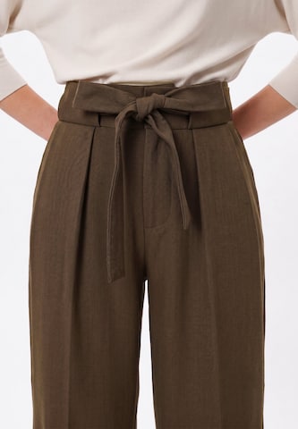 Anna Field Wide leg Παντελόνι πλισέ σε καφέ