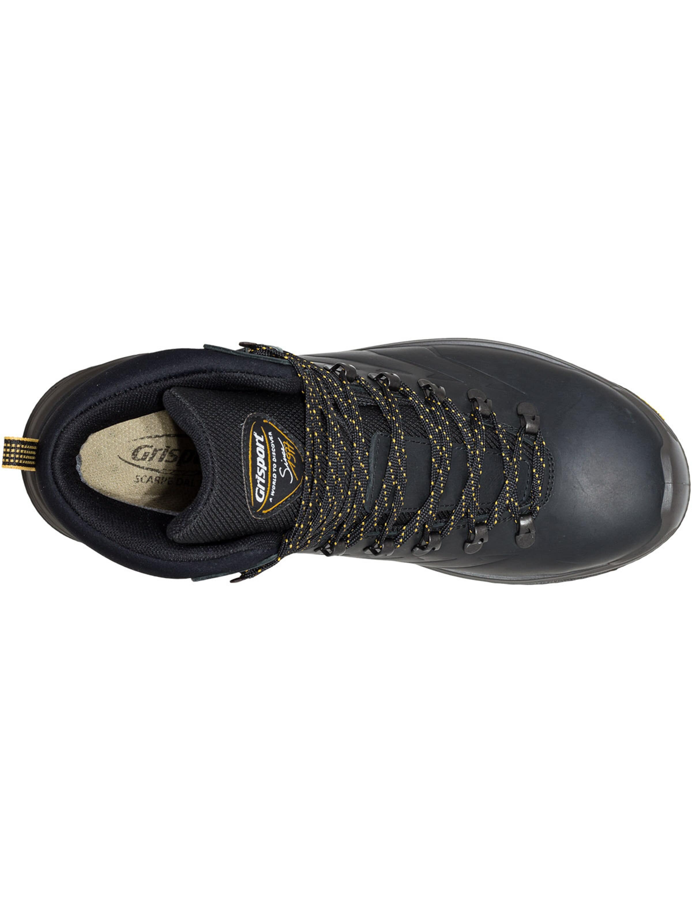 Grisport Halbschuh 'Freizeitschuhe Schnürstiefel in schwarz'‌‌ in Schwarz