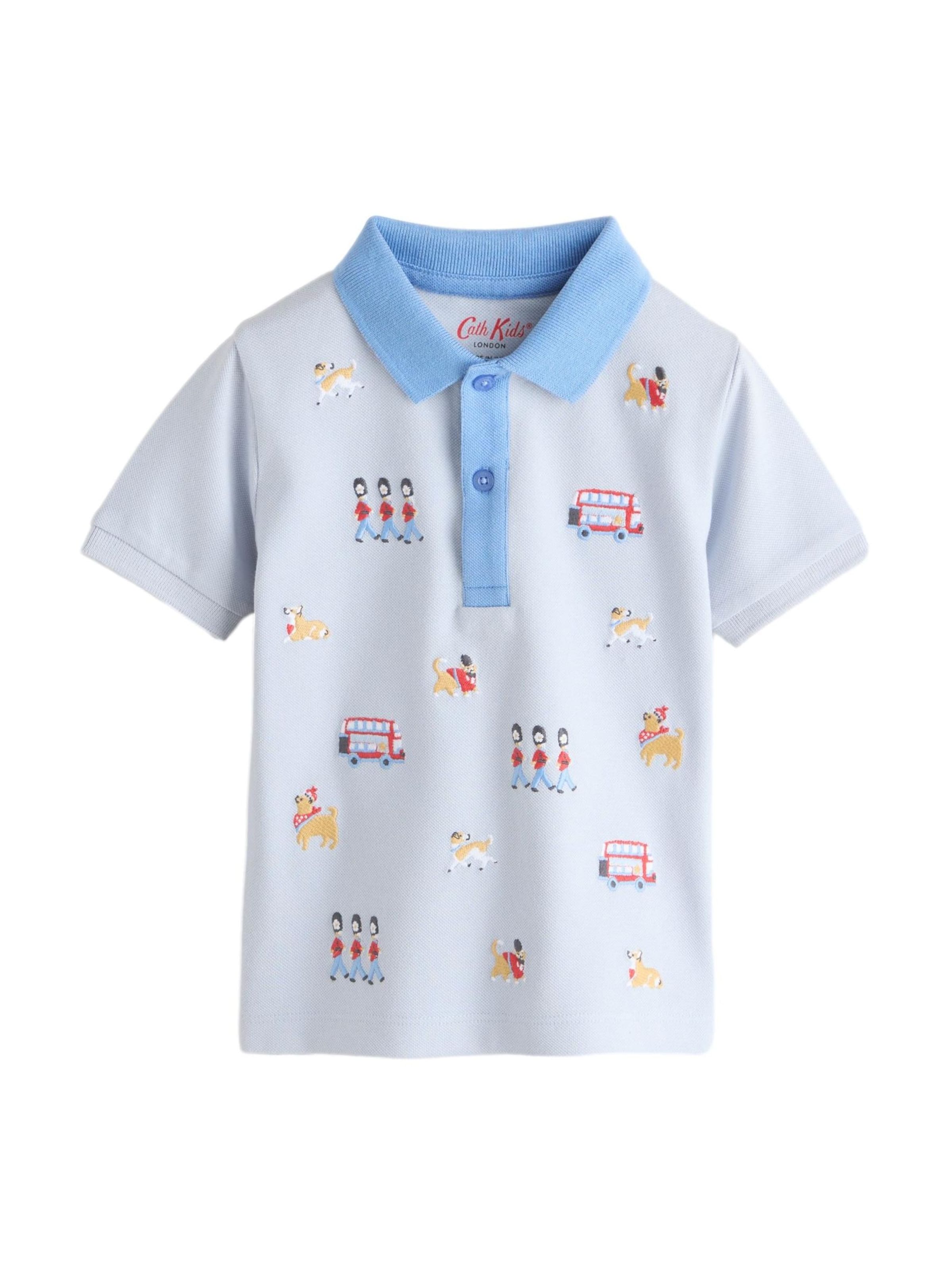 T-Shirt Next en bleu : devant