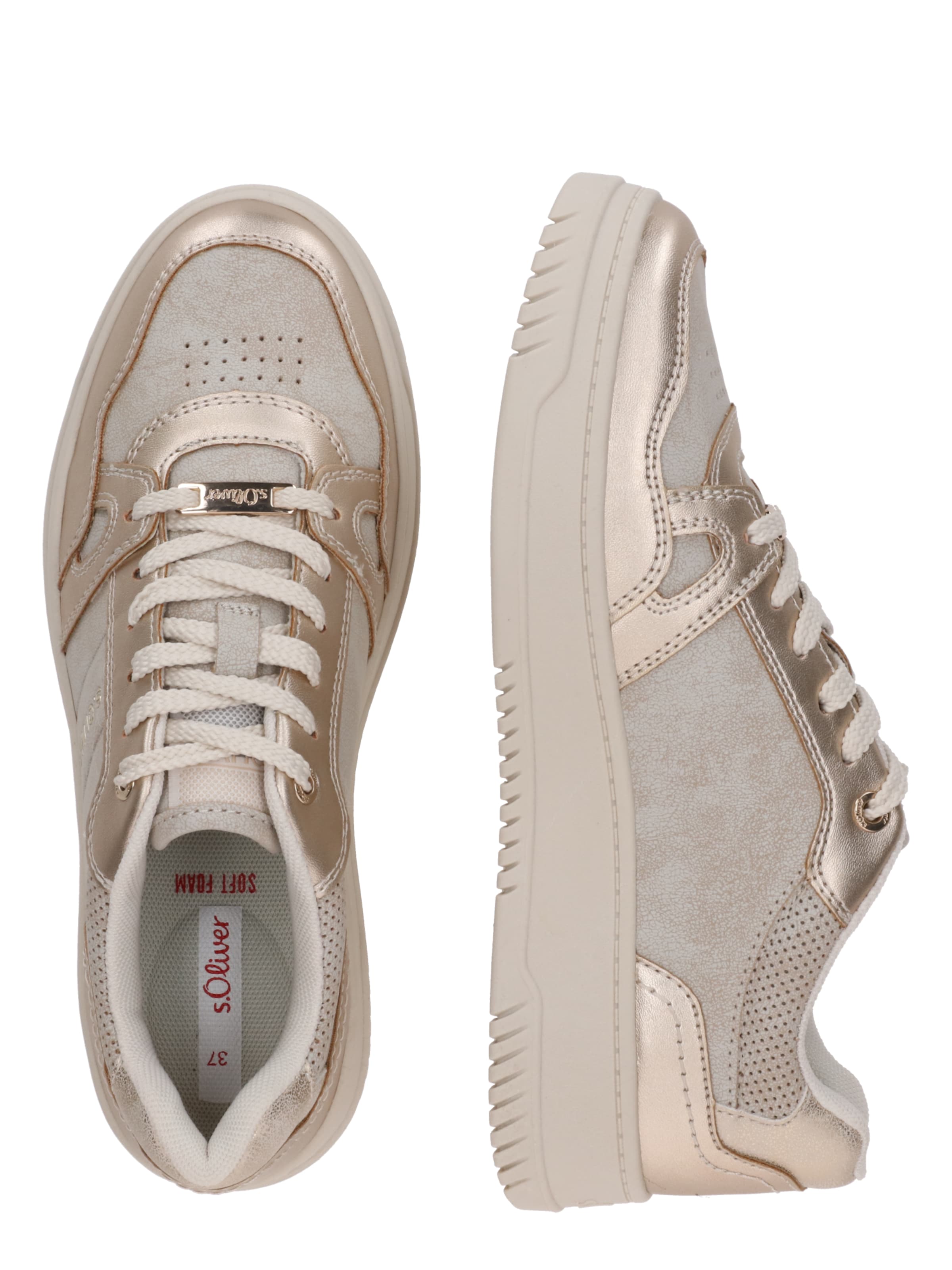 Sneaker bassa di s.Oliver in beige