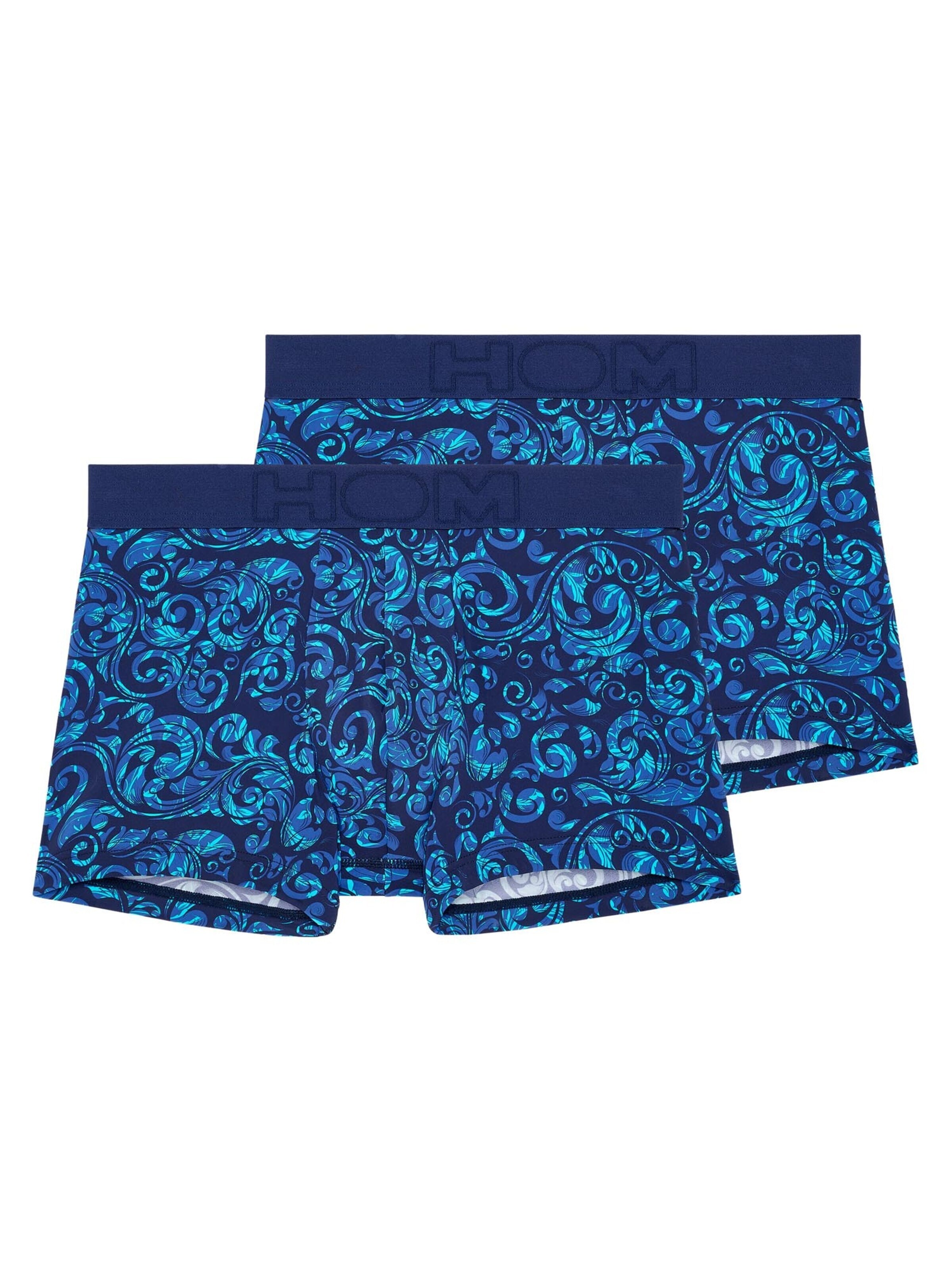 HOM Boxershorts 'Brian' in Blauw: voorkant