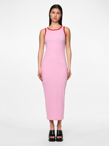 PIECES Jurk 'STEPHANIE' in Roze: voorkant