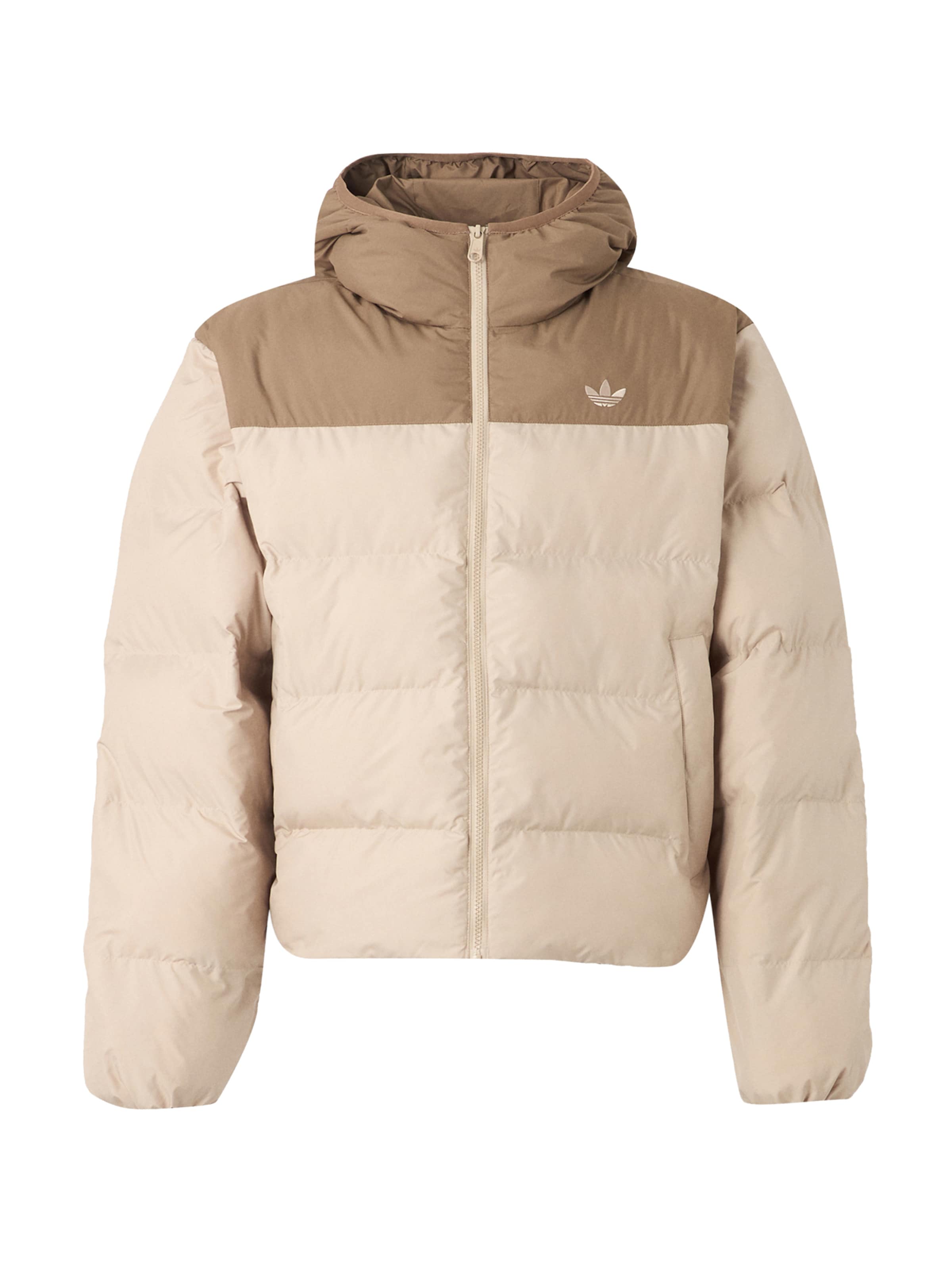 ADIDAS ORIGINALS Between-season jacket 'HOODED REGEN' in Beige: front