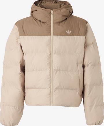 ADIDAS ORIGINALS Övergångsjacka 'HOODED REGEN' i beige: framsida