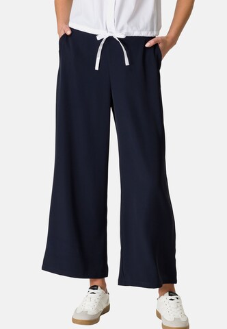 zero Loosefit Broek in Blauw: voorkant