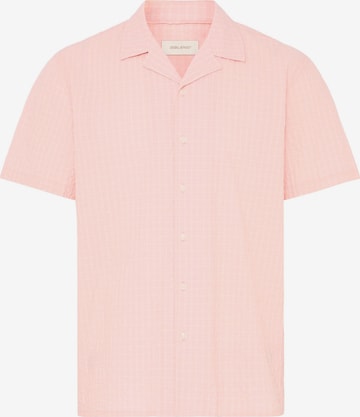 BLEND Kurzarmhemd ' BHBarny Cuba ' in Pink: Vorderseite