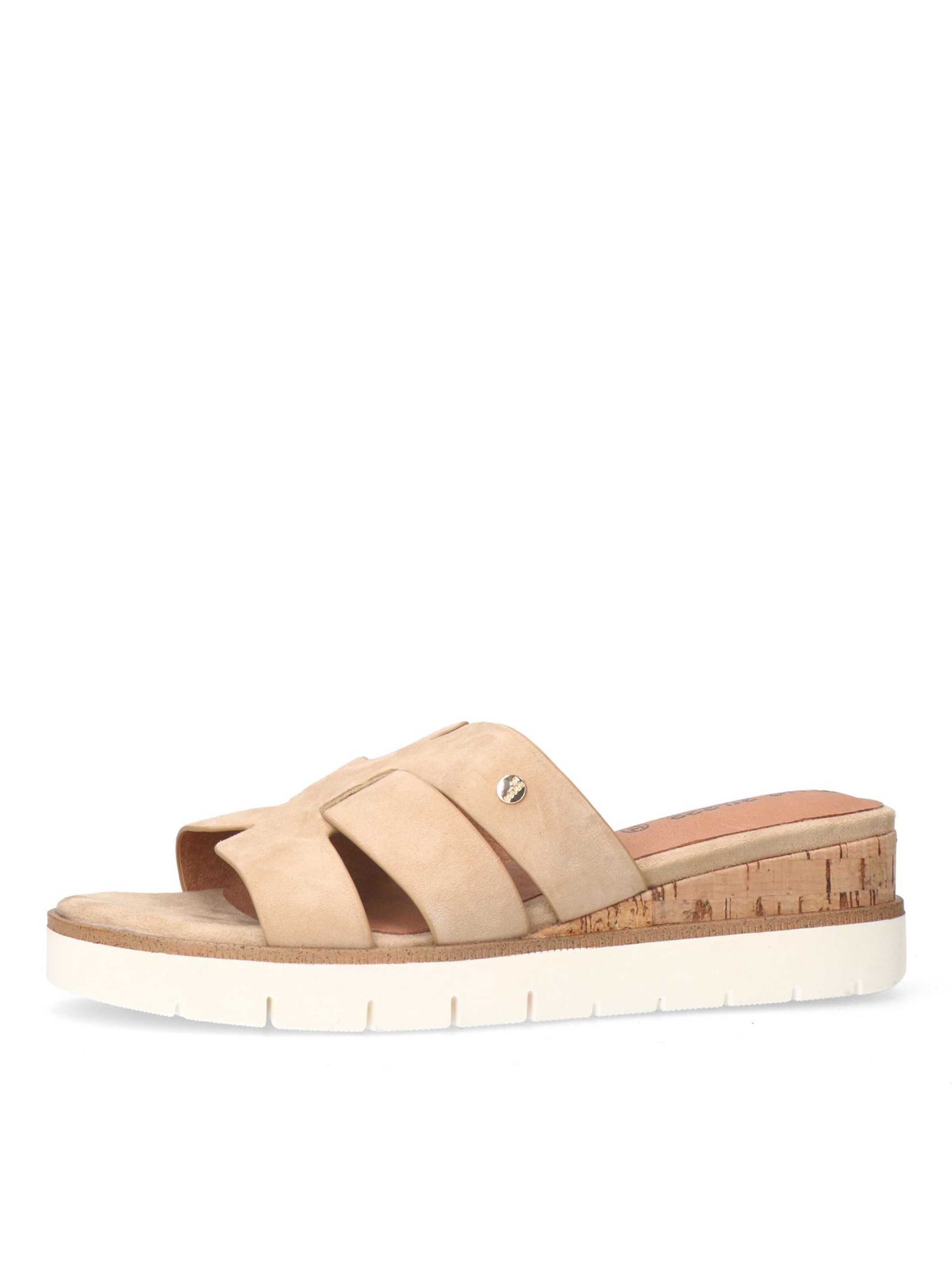 Chaussure basse MANFIELD en beige : devant