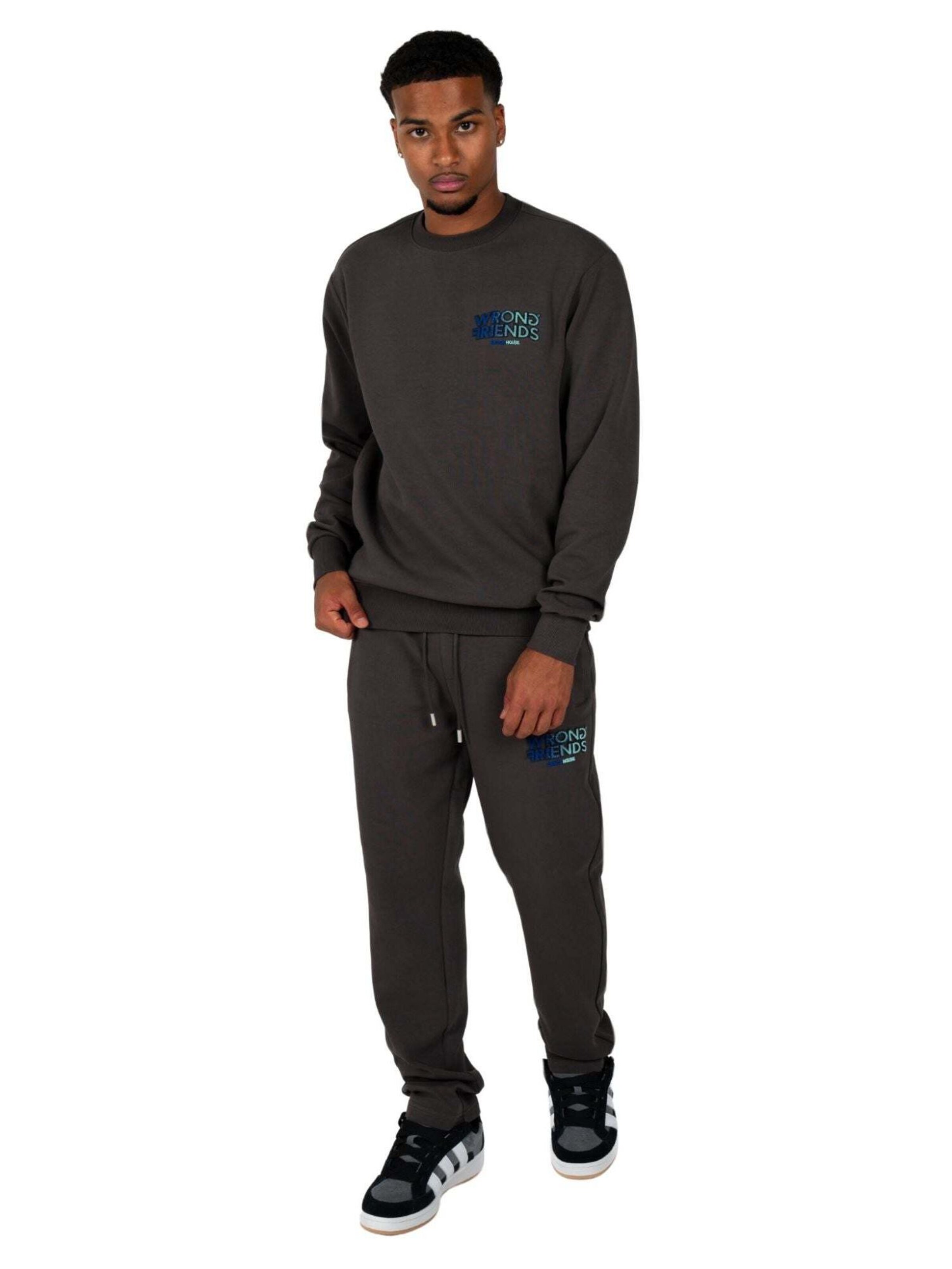 WRONG FRIENDS Regular Sporthose 'Simi Valley' in Schwarz