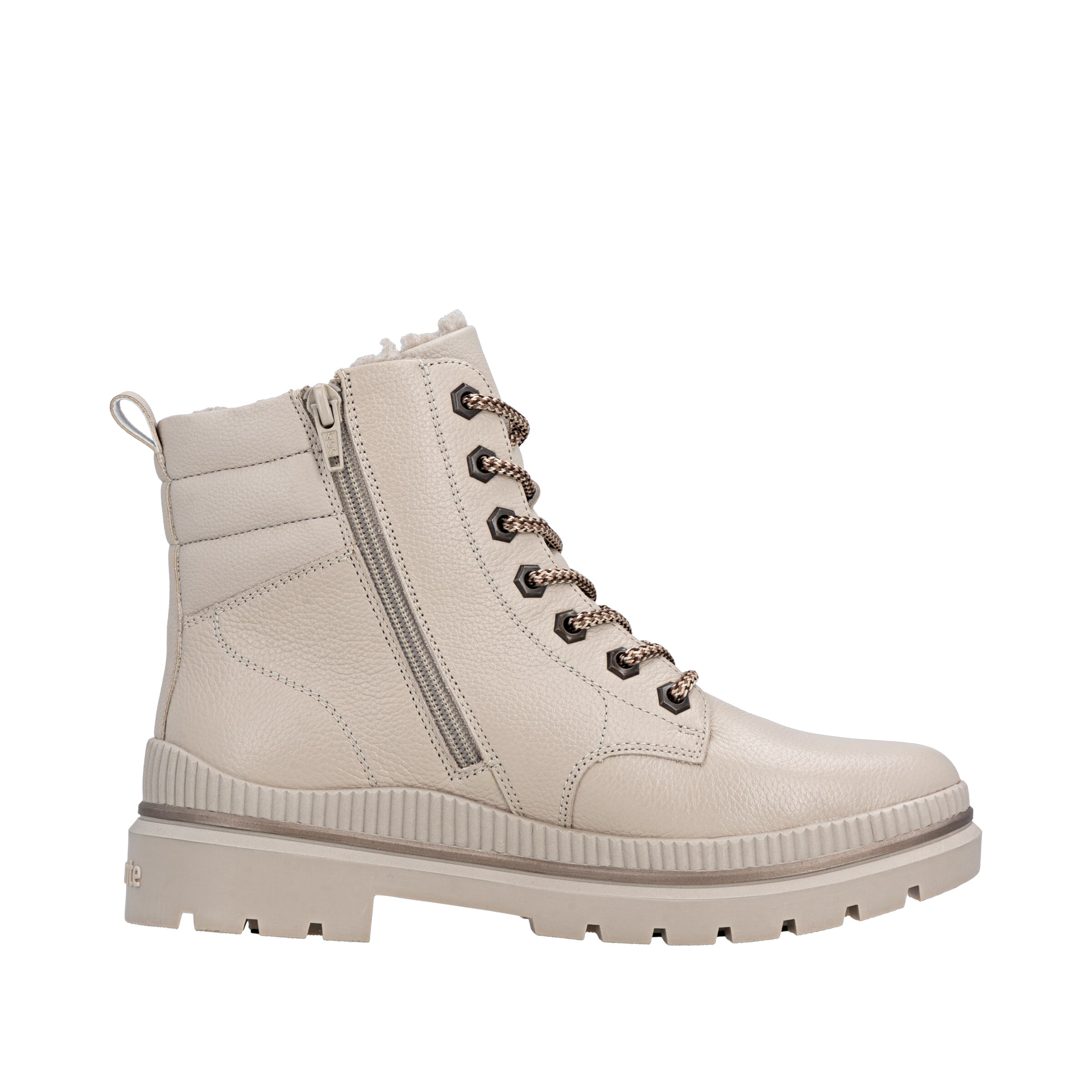REMONTE Schnürstiefel in Beige