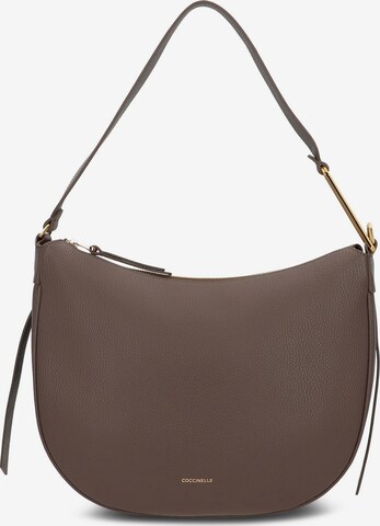 Coccinelle Shoulder Bag 'Priscilla' in Brown: front