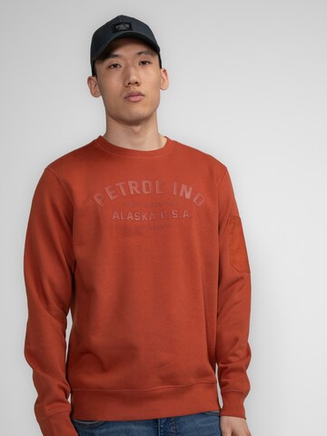 Petrol Industries Sweatshirt 'Ruth' in Orange: front