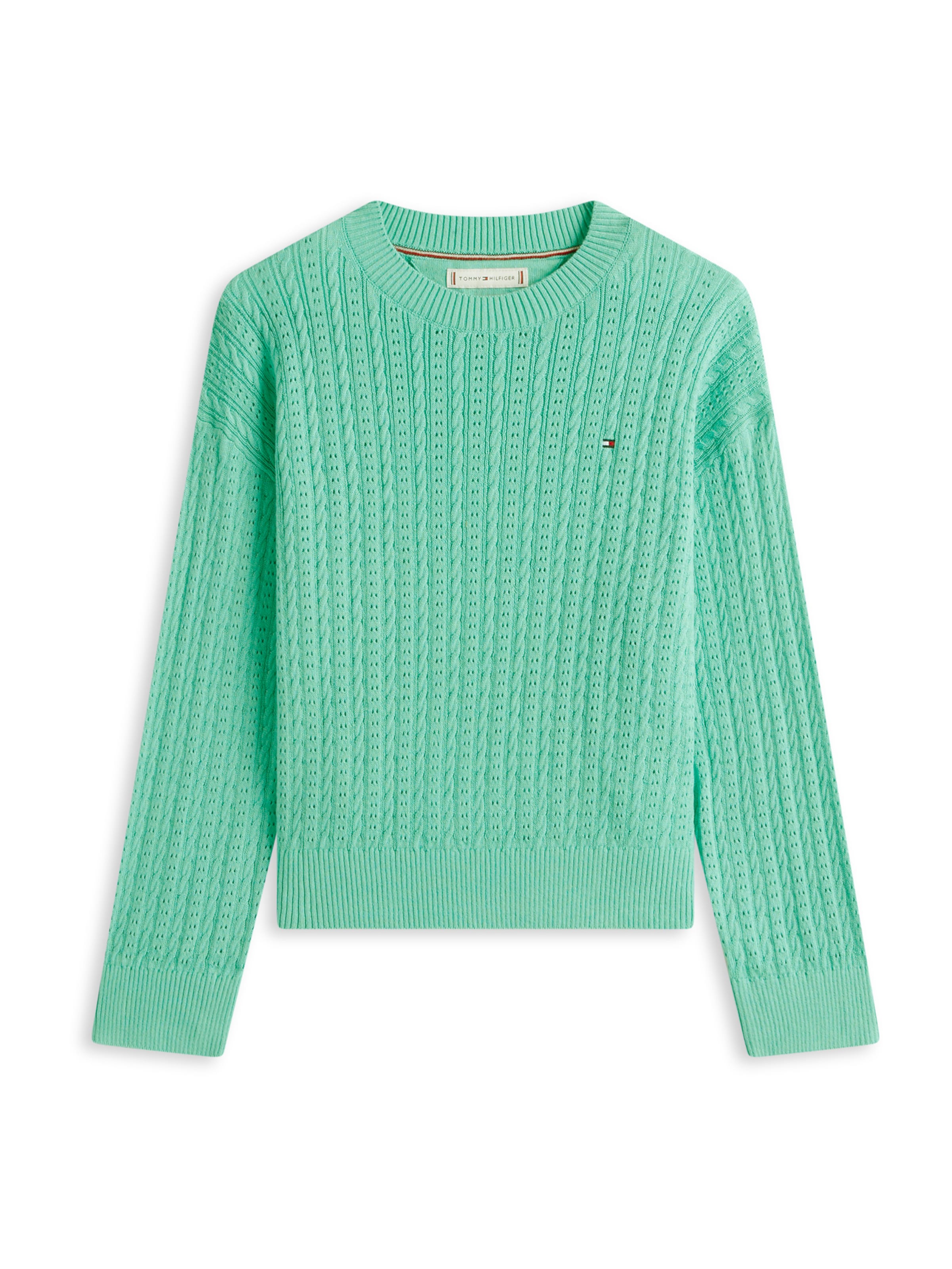 TOMMY HILFIGER Kampsun, värv roheline: eest vaates