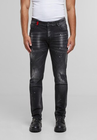 2Y Premium Slimfit Jeans 'Carlos' in Grijs: voorkant