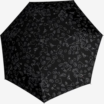 Parapluie 'X1' KNIRPS en noir : devant