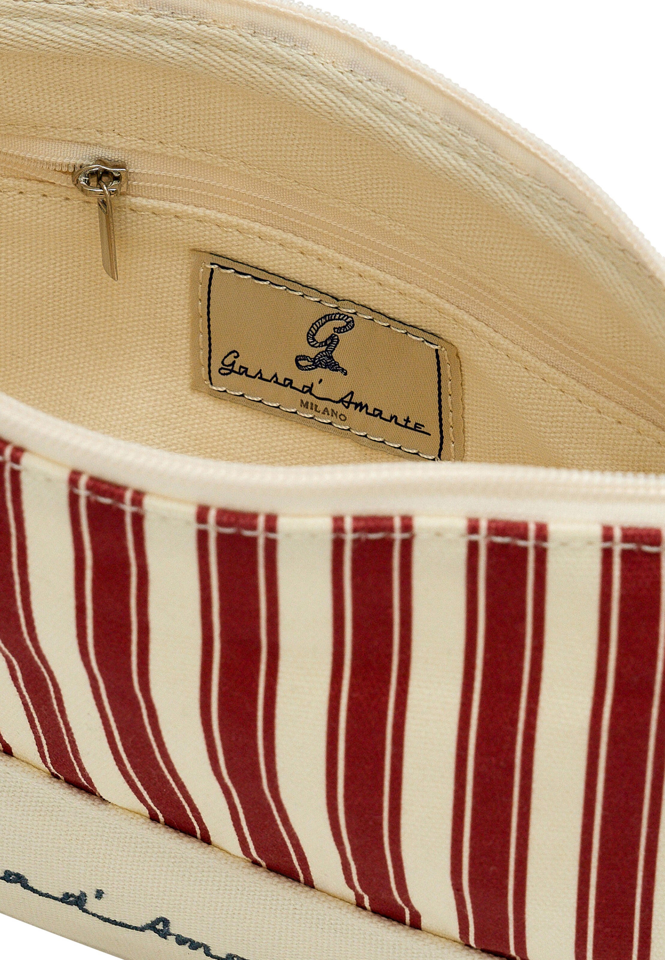 Gassa d'Amante Schoudertas 'Alassio' in Rood