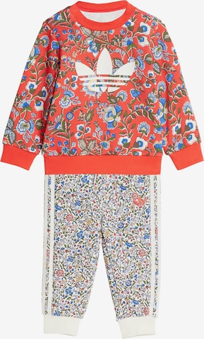 ADIDAS ORIGINALS Sweat suit 'Adidas Originals X Liberty London' in Red: front