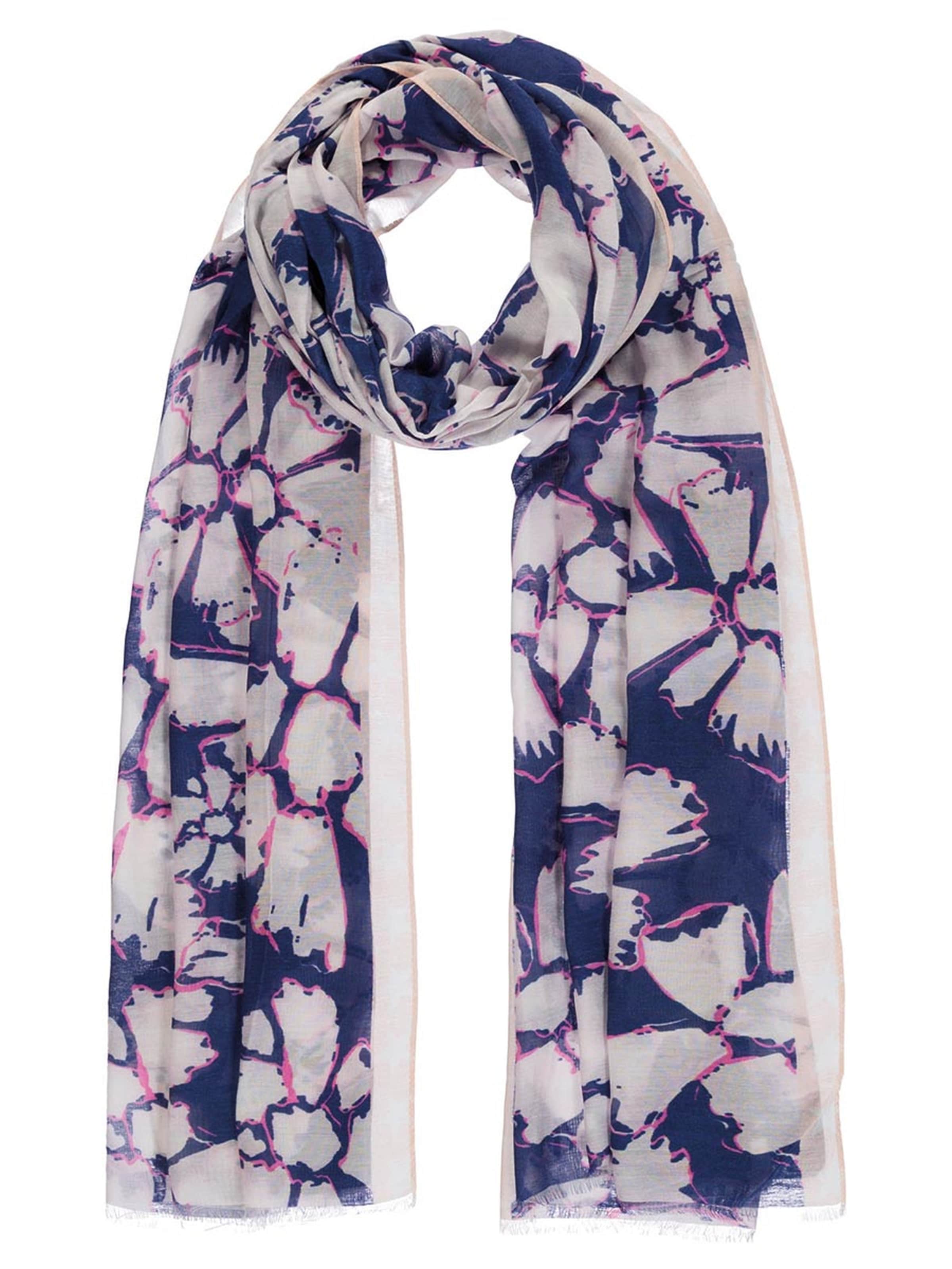 Passigatti Tuch 'Schal Digitaldruck mit Blumen'‌‌‌‌‌‌‌‌ in Blau: Vorderseite