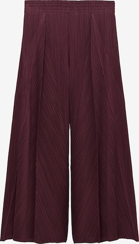 Adolfo Dominguez Wide Leg Housut värissä lila: etupuoli