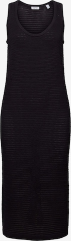 ESPRIT Pletena obleka | črna barva: sprednja stran