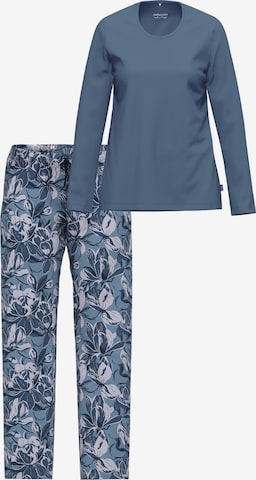 Ammann Pyjama 'Night & Home' in Blau: Vorderseite