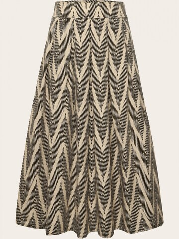 WEARABLE STORIES Skirt 'Ines' in Beige: front