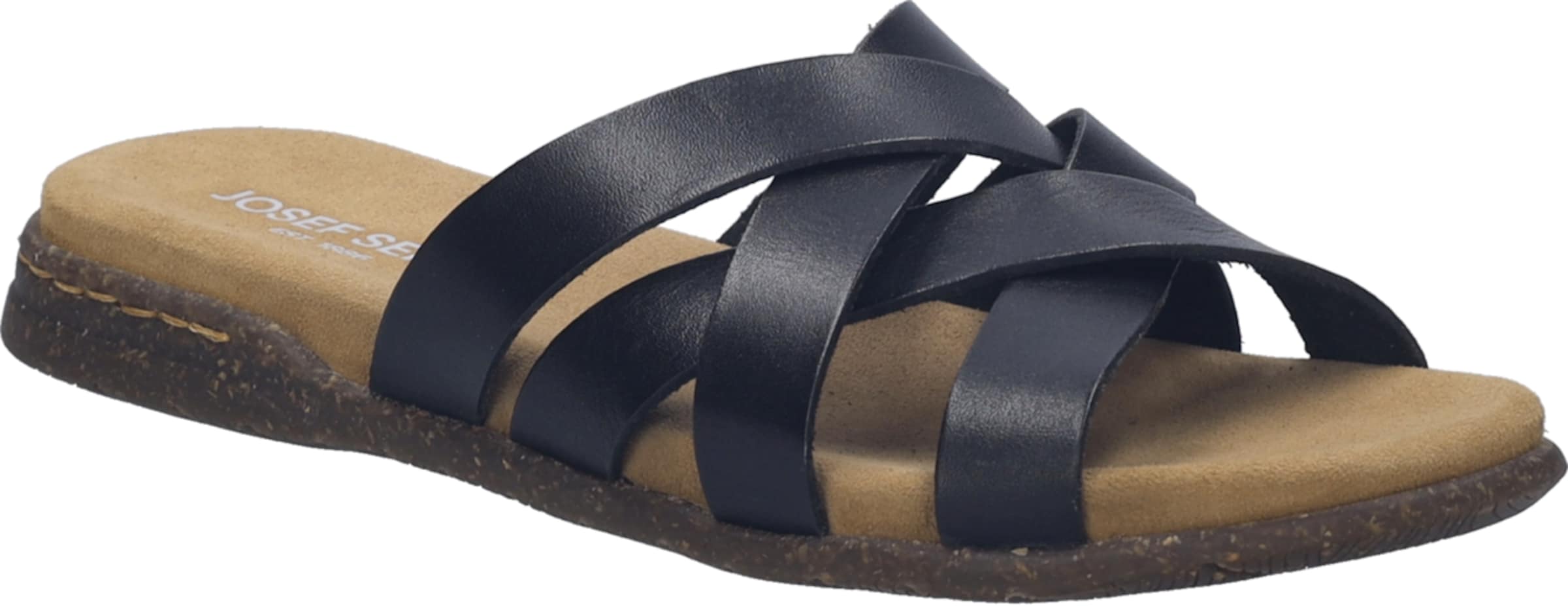 JOSEF SEIBEL Mules in Black: front