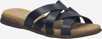 JOSEF SEIBEL Mules in Black: front