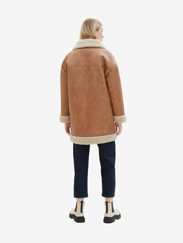 TOM TAILOR Between-seasons coat in Brown