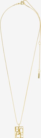 Pilgrim Necklace 'Love Tag' in Gold: front