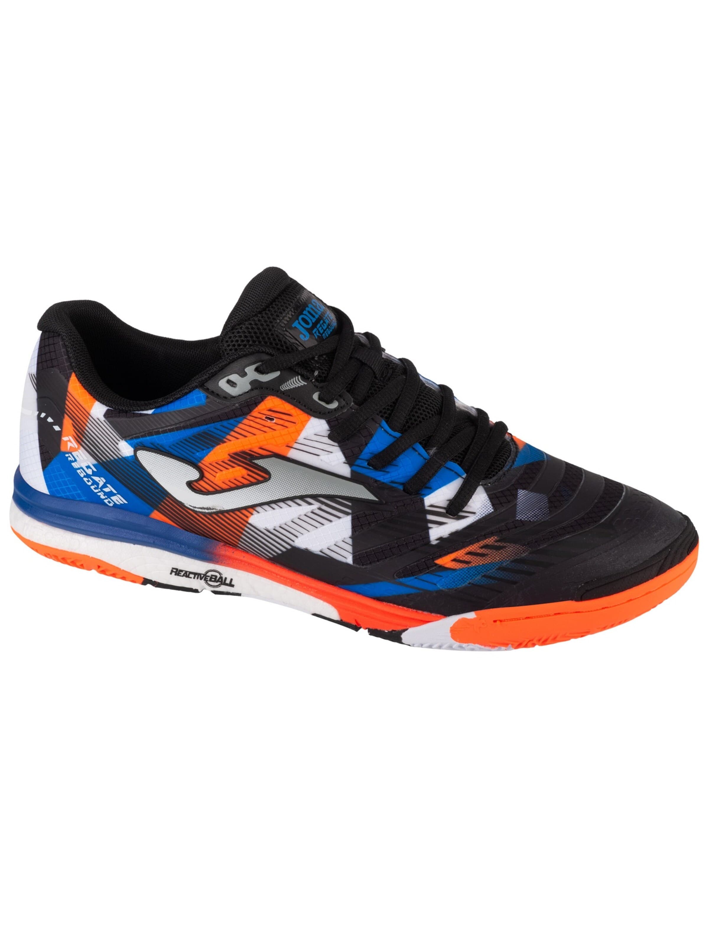 JOMA Soccer shoe 'Regate Rebound 24 RREW IN' in Black: front