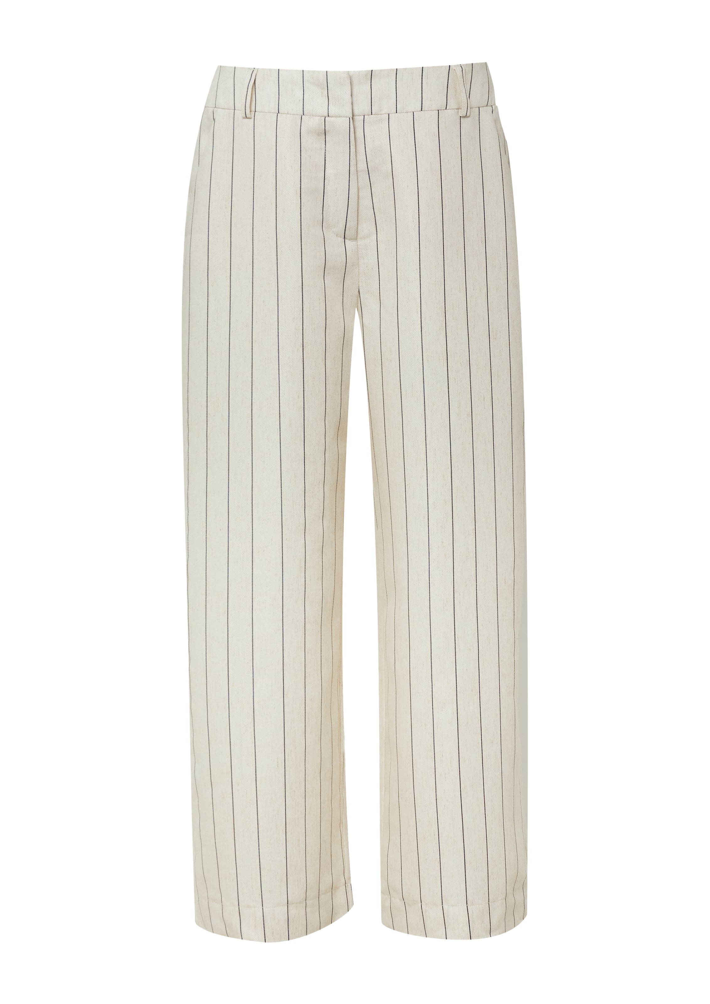 Wide Leg Pantalon COMMA en beige : devant