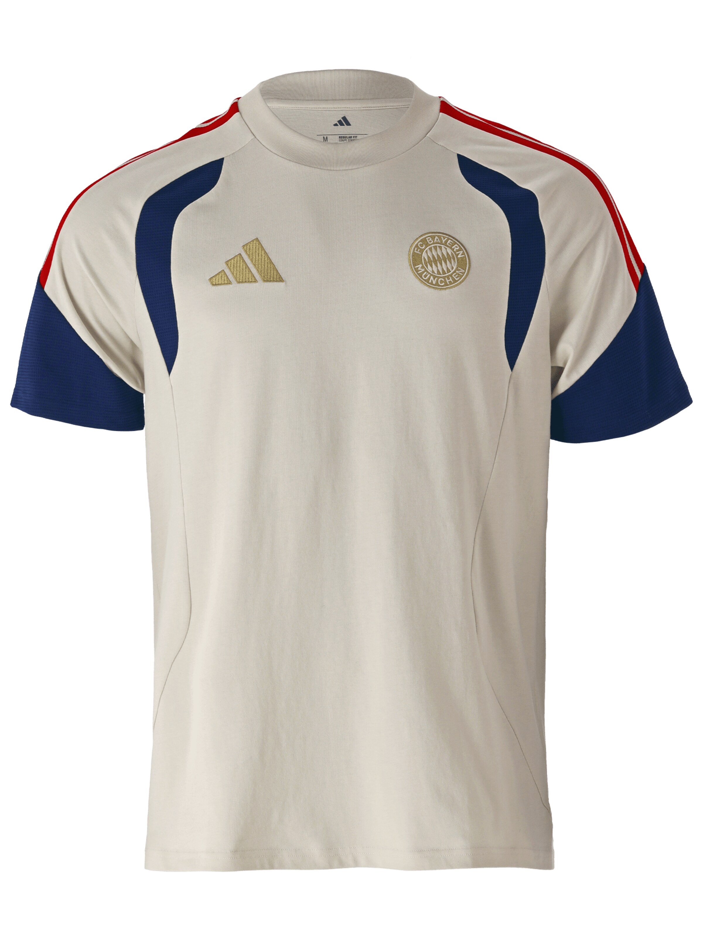 ADIDAS PERFORMANCE T-Shirt Teamline in blau / rot, Produktansicht