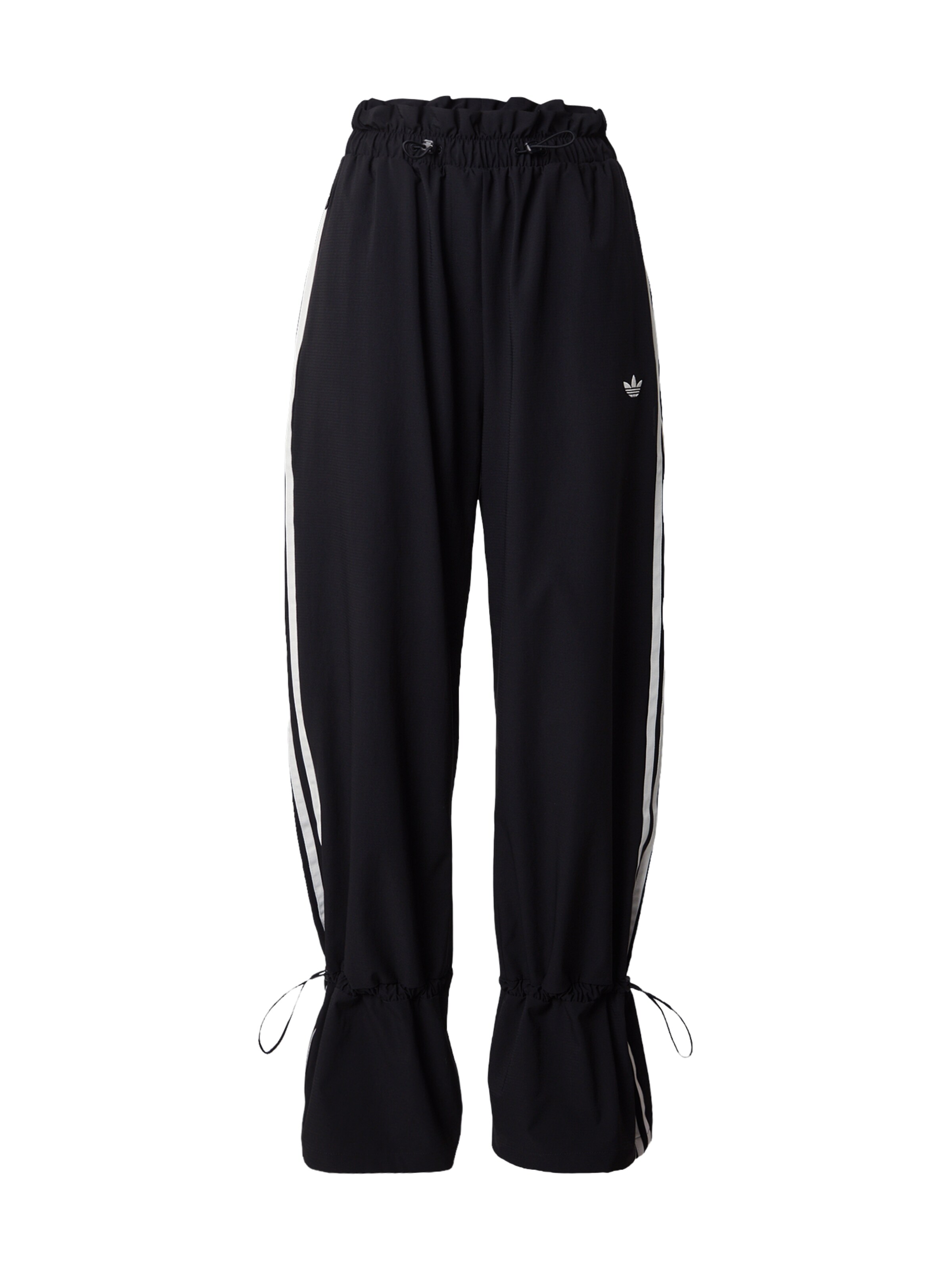ADIDAS ORIGINALS Широкий Штаны в Черный: спереди