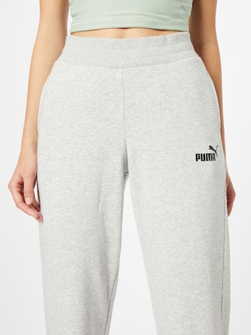 PUMA Tapered Workout Pants 'Essentials' in Grey