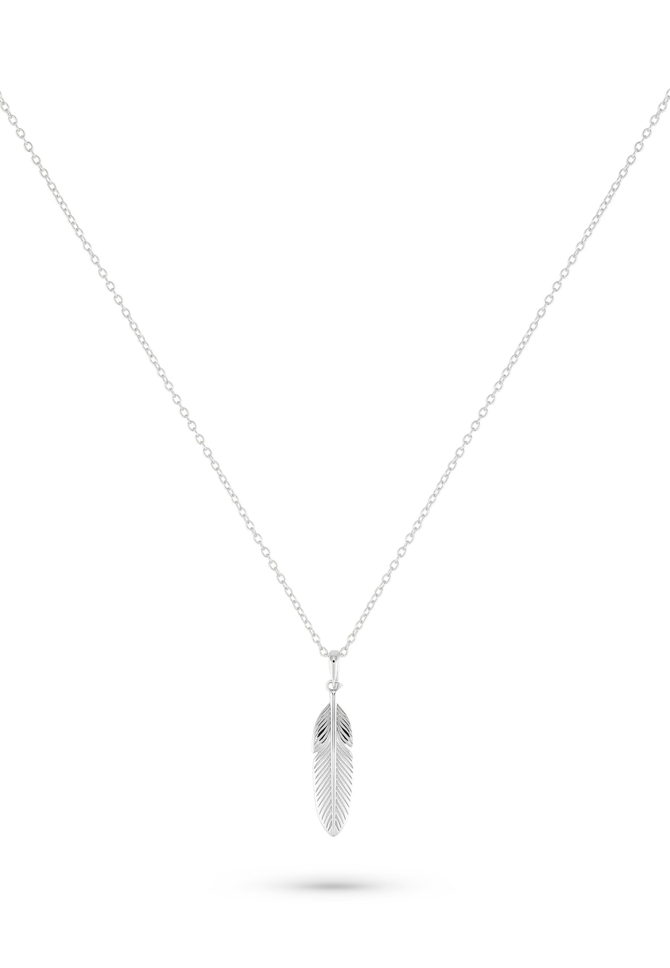 Collana 'The Feather' di Commen Lines in argento