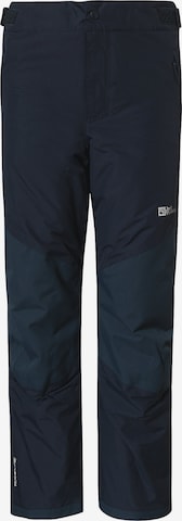 JACK WOLFSKIN Regular Outdoor trousers 'ICY MOUNTAIN' in Blue: front