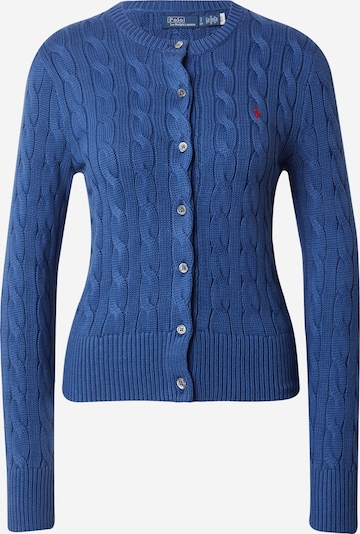 Polo Ralph Lauren Cardigan en bleu / rouge, Vue avec produit