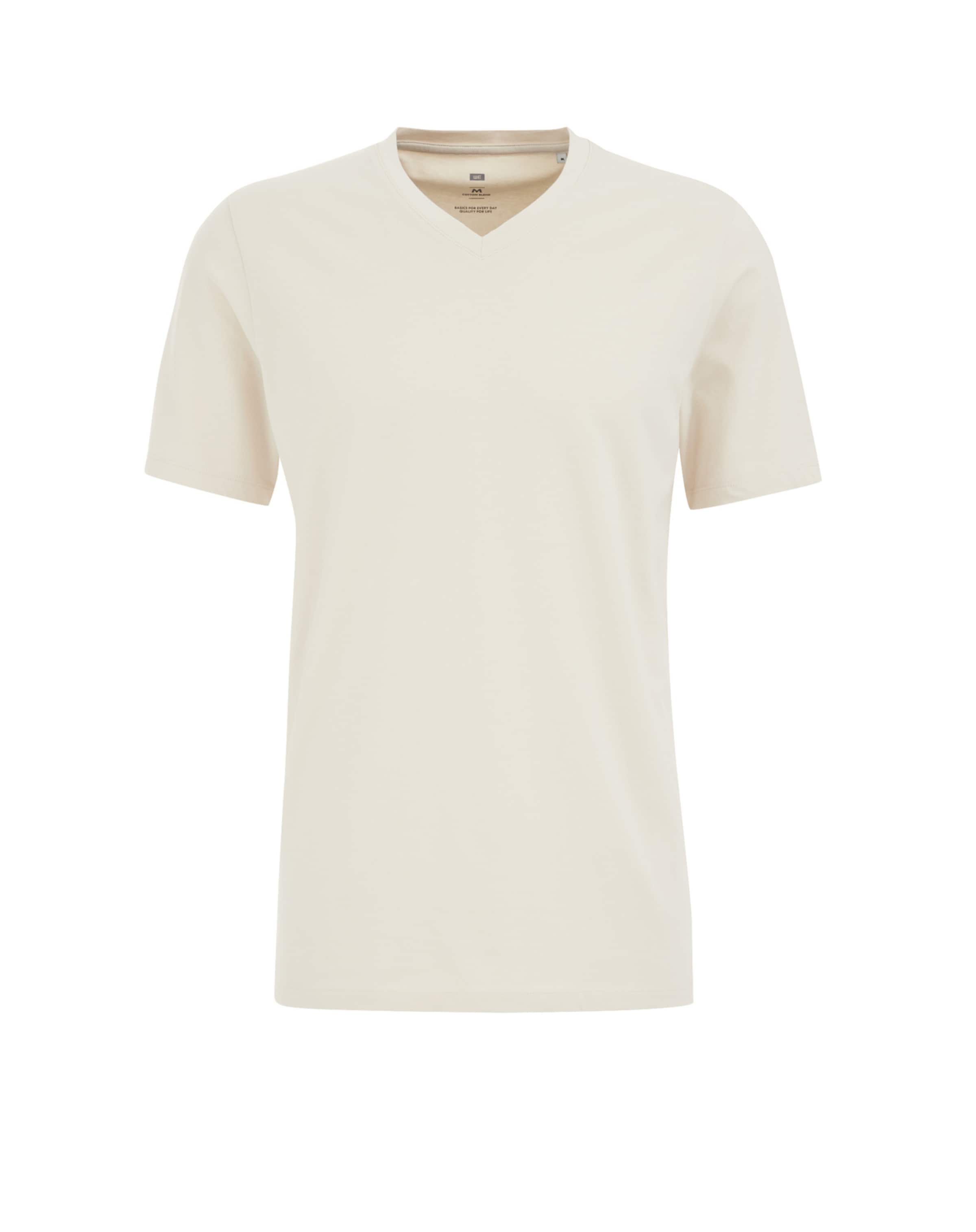WE Fashion - Camiseta en beige: frente