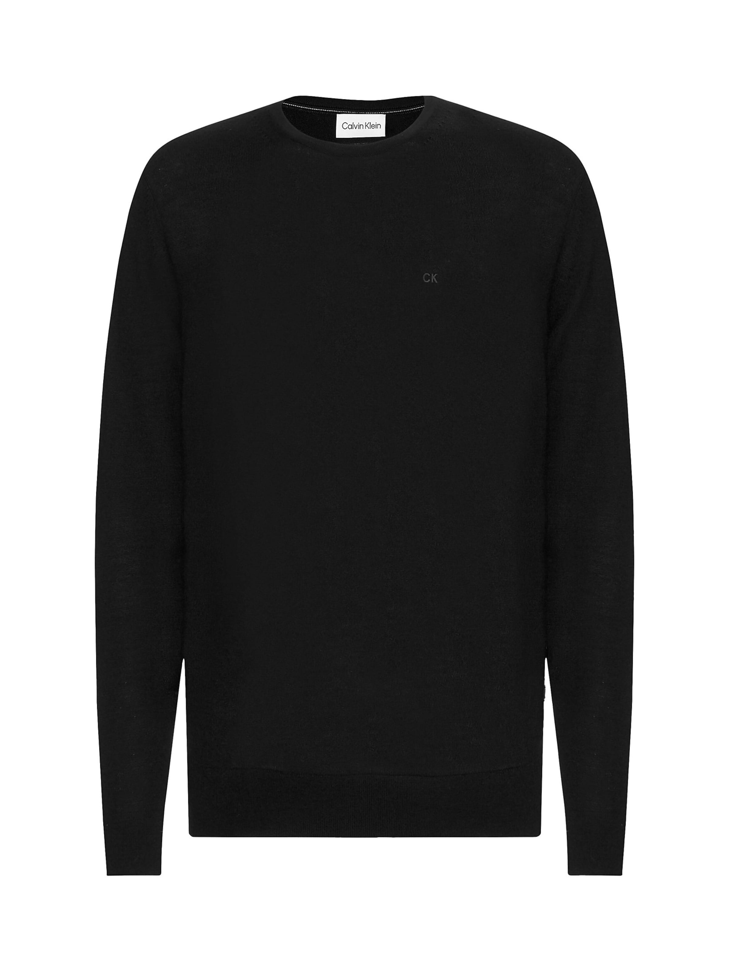 Pulover de la Calvin Klein pe negru: față