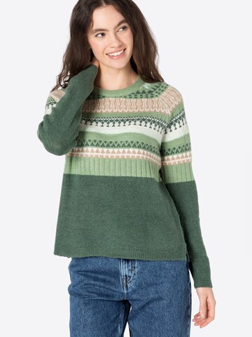 Pullover di Fransa in verde: frontale