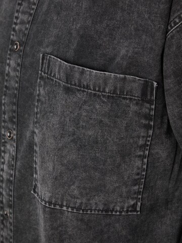 JACK & JONES Regular fit Button Up Shirt 'OWEN' in Grey