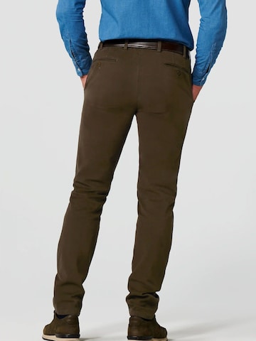 Regular Pantalon chino 'Bonn' MEYER en marron