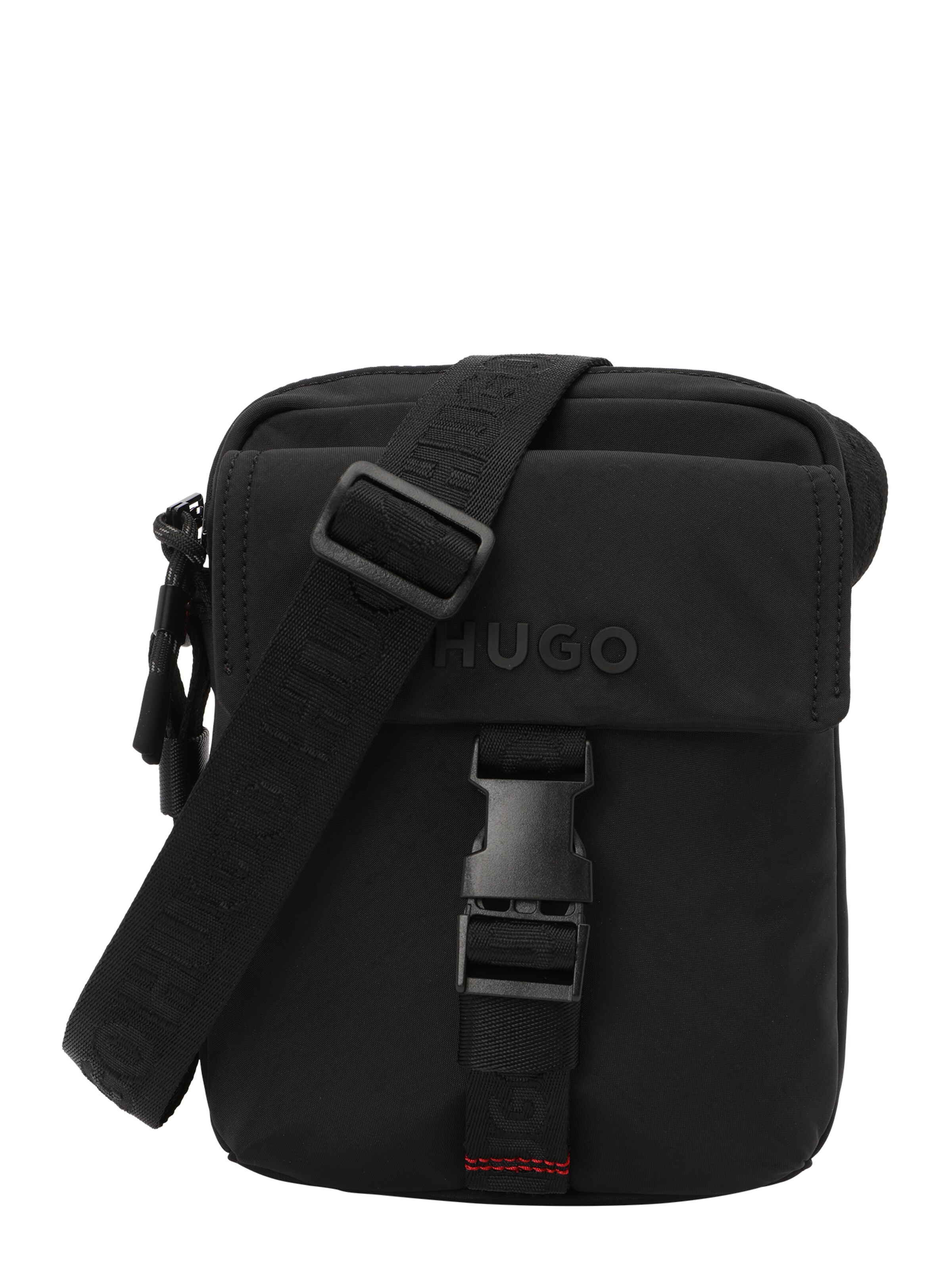 HUGO Skuldertaske 'Marsel' i sort: forside