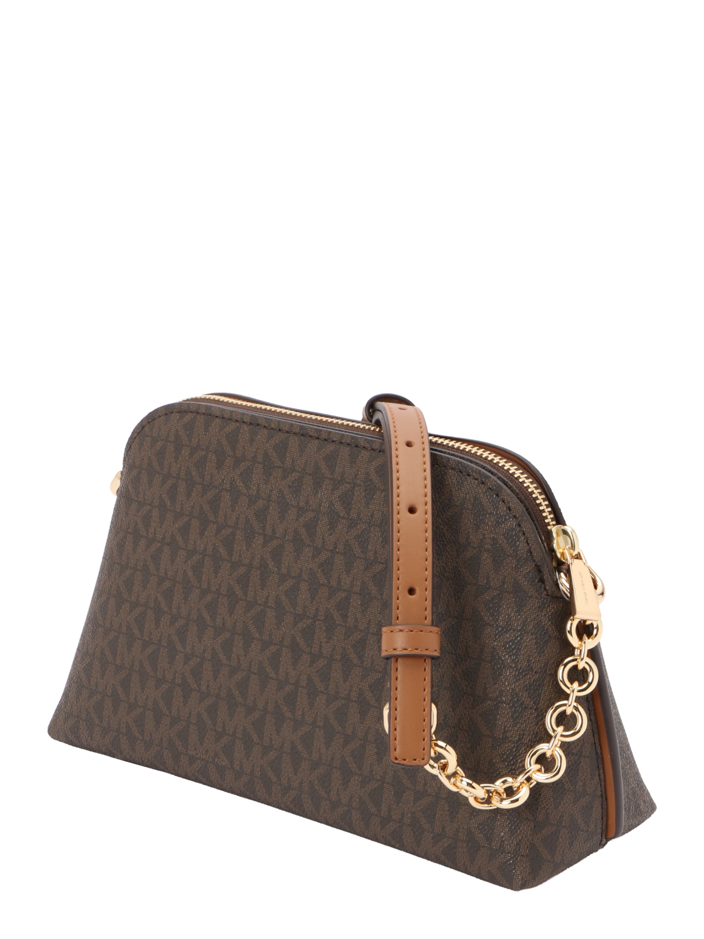MICHAEL Michael Kors Torba za čez ramo 'DOME' | rjava barva
