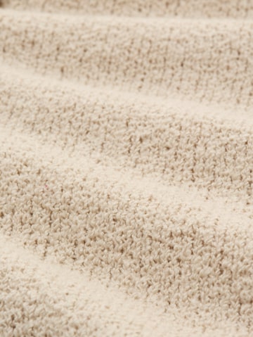 TOM TAILOR Gebreid vest in Beige